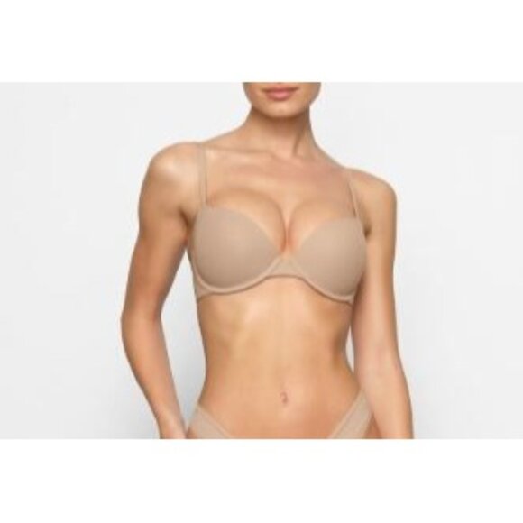 NWT SKIMS FITS EVERYBODY PUSH UP DEMI BRA CLAY 40DD - Picture 1 of 1
